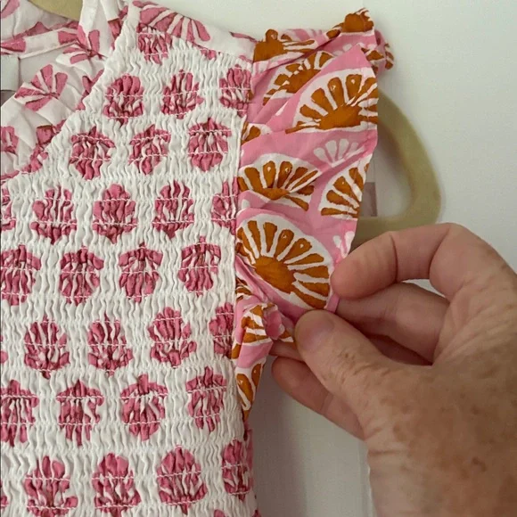 J. Crew Pink and Red Sleeveless Dress - Picture 2 of 3